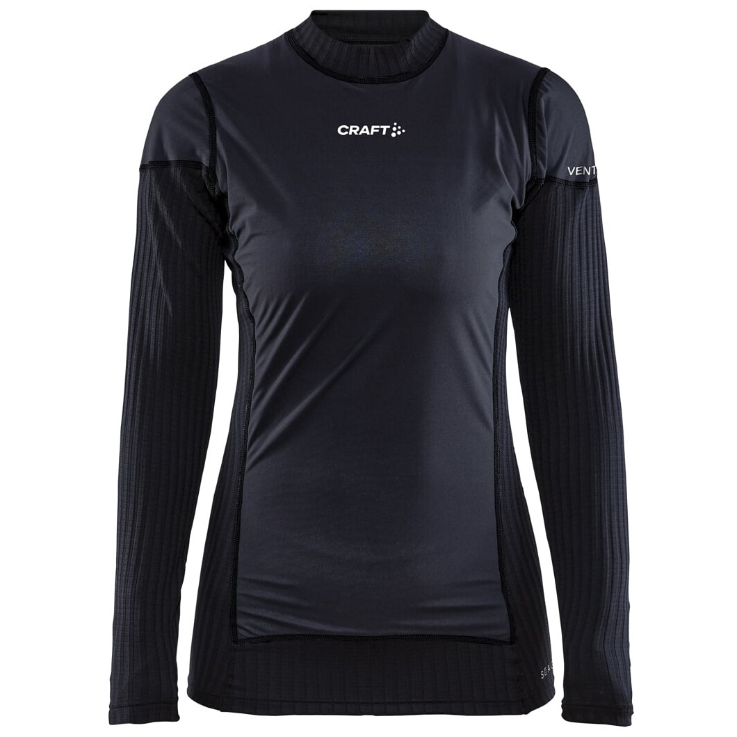 Dámske funkčné tričko Craft Active Extreme X Wind Ls Veľkosť: M / Farba: čierna