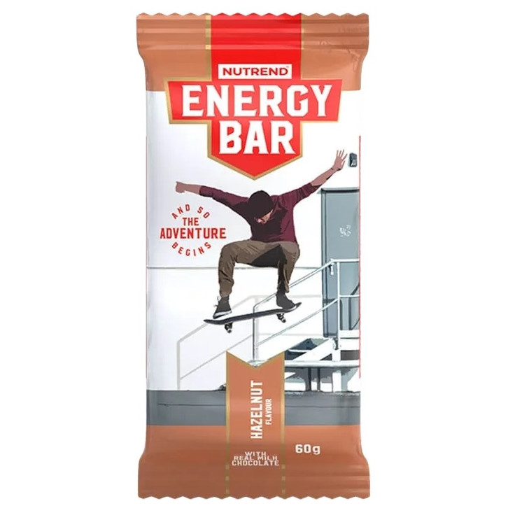 Tyčinka Nutrend Energy Bar 60 g príchuť: lieskový oriešok