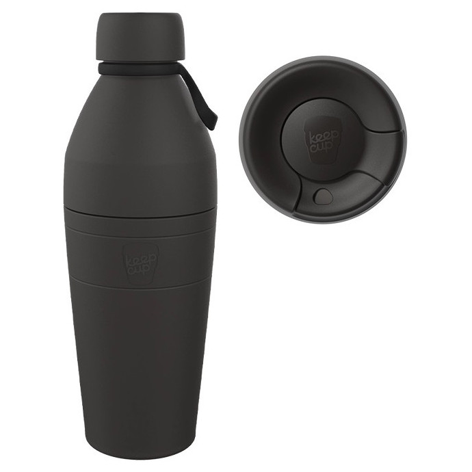 Termohrnček KeepCup Helix Thermal Kit 3v1 L Farba: čierna