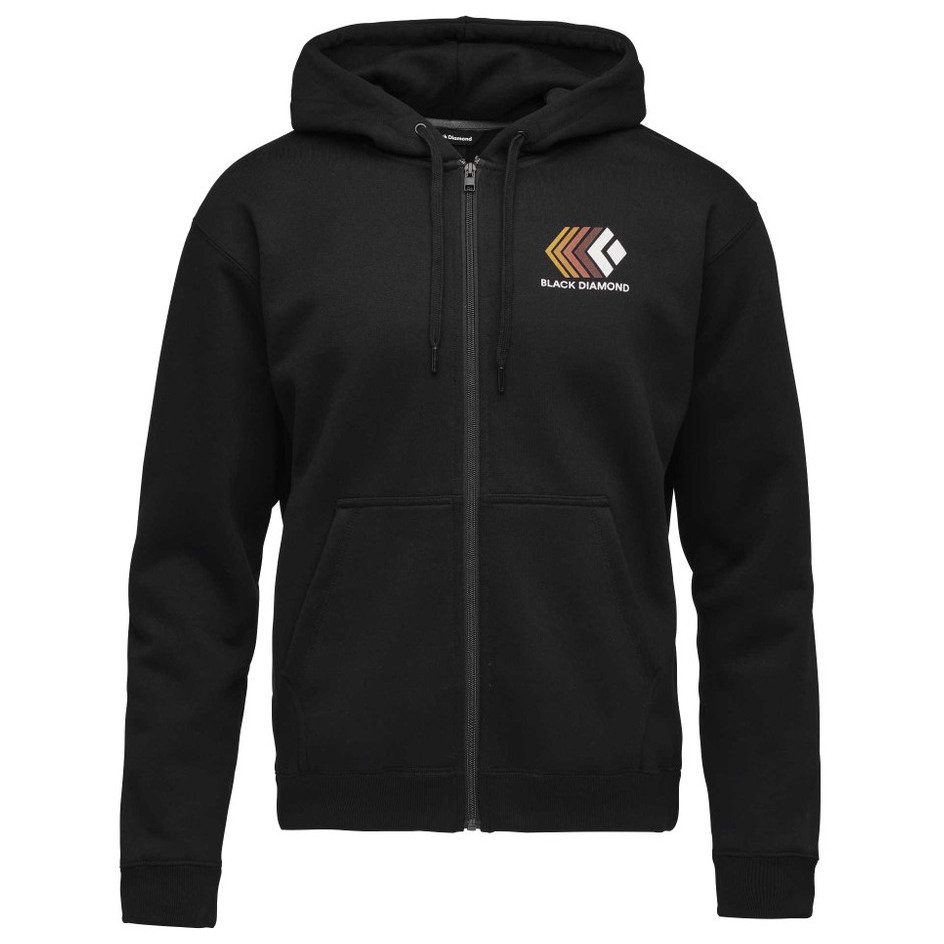 Pánska mikina Black Diamond M Faded Full Zip Hoody Veľkosť: M / Farba: čierna
