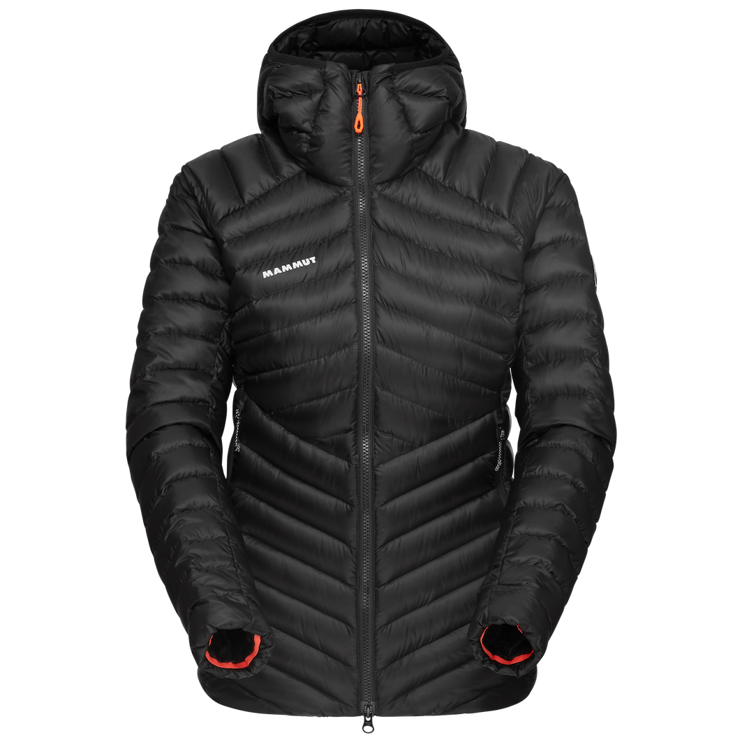 Dámska páperová bunda Mammut Broad Peak IN Hooded Jacket Women Veľkosť: M / Farba: čierna