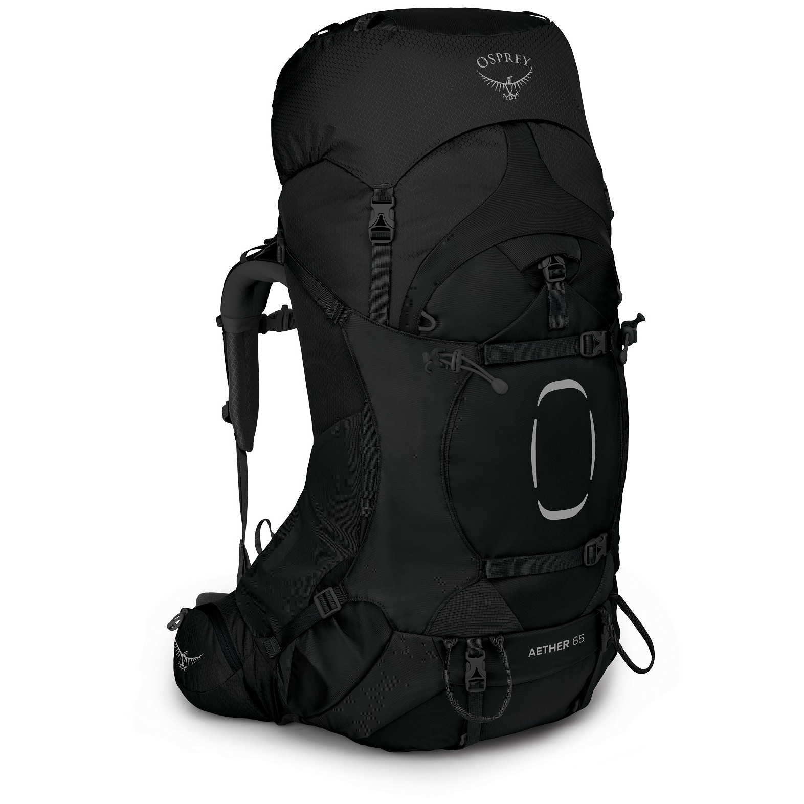 Batoh Osprey Aether 65 II Veľkosť chrbtovej časti batoha: S/M / Farba: čierna