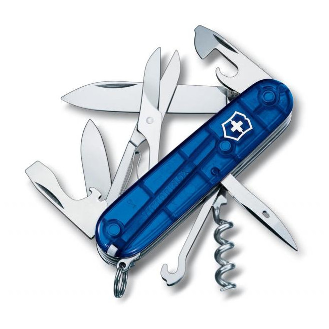 Vreckový nôž Victorinox Climber Farba: modrá transparentná