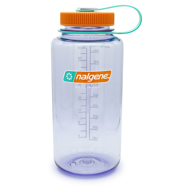 Fľaša Nalgene Wide Mouth Sustain 1l Farba: sivá/oranžová