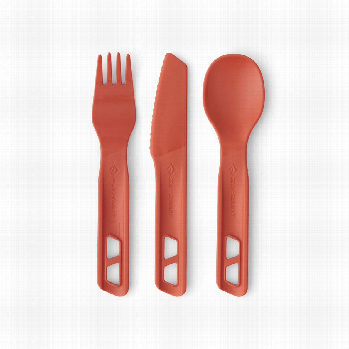 Súprava príborov Sea to Summit Passage Cutlery Set 3 Piece Farba: červená
