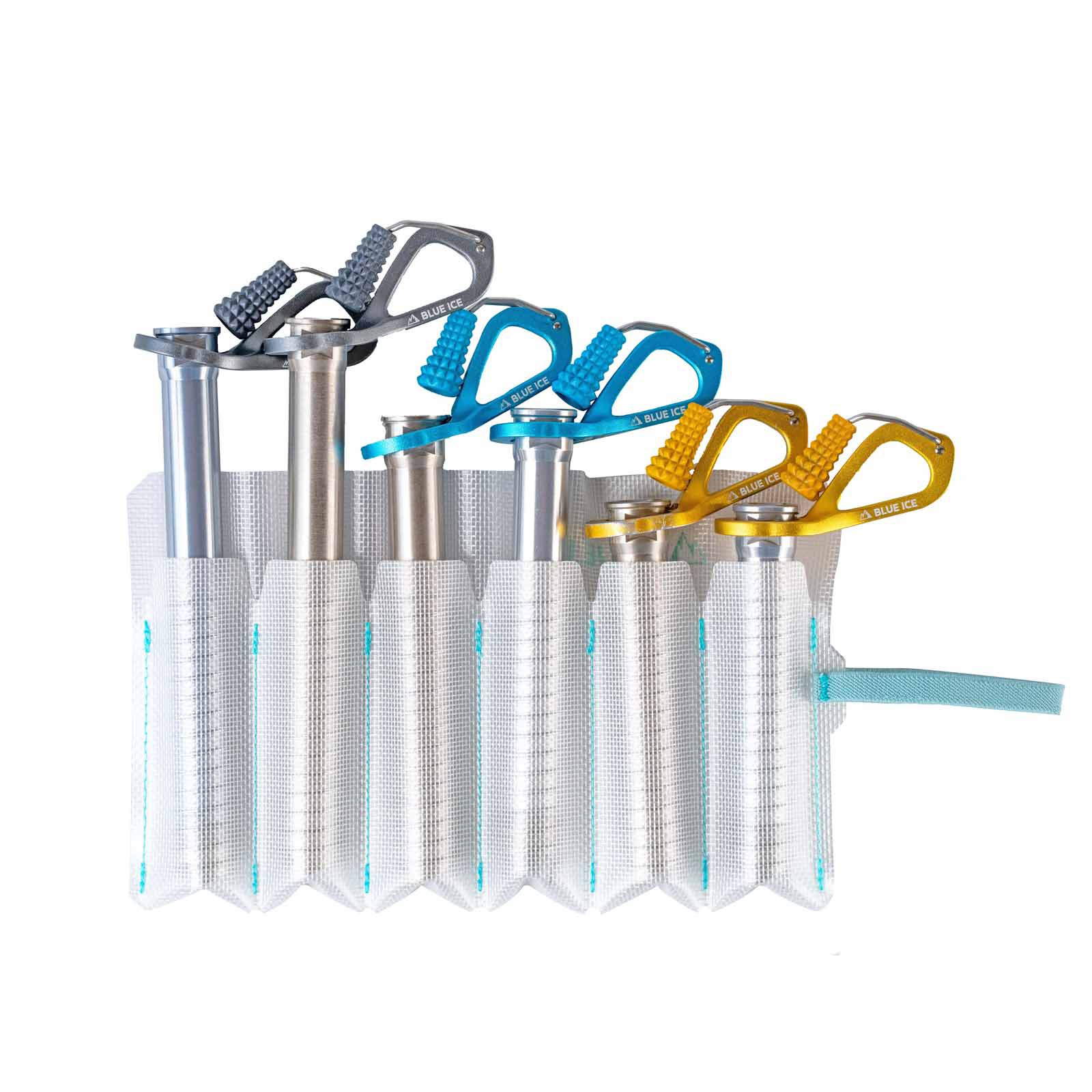 Obal Blue Ice Rollup Ice Screw Holder Farba: modrá