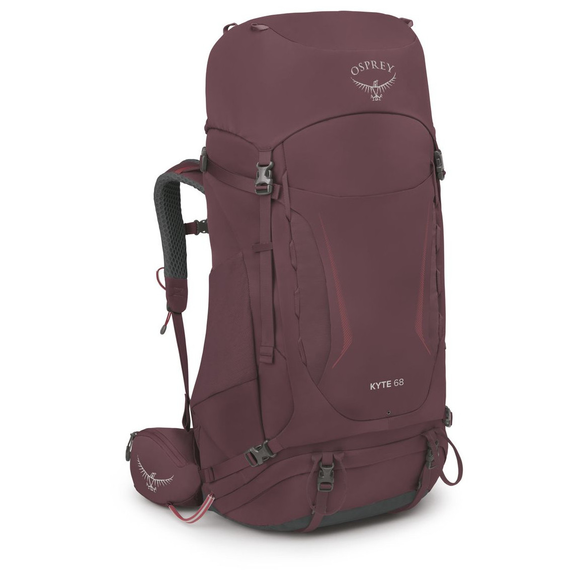 Dámsky turistický batoh Osprey Kyte 68 Veľkosť chrbtovej časti batoha: XS/S / Farba: fialová