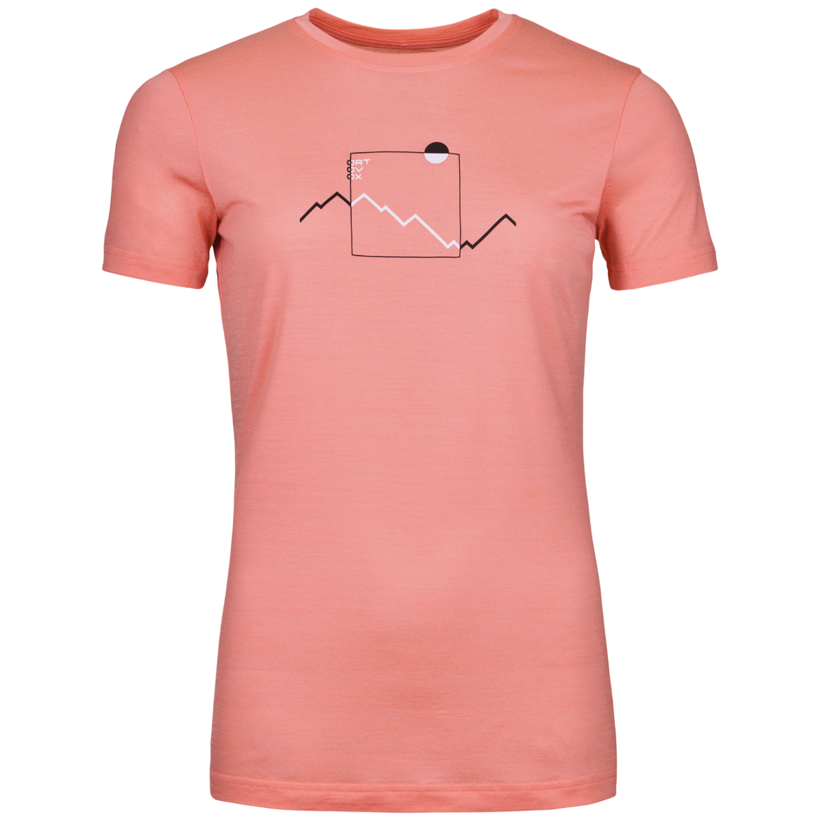 Dámske tričko Ortovox 150 Cool Peak Focus Ts Women's Veľkosť: S / Farba: červená
