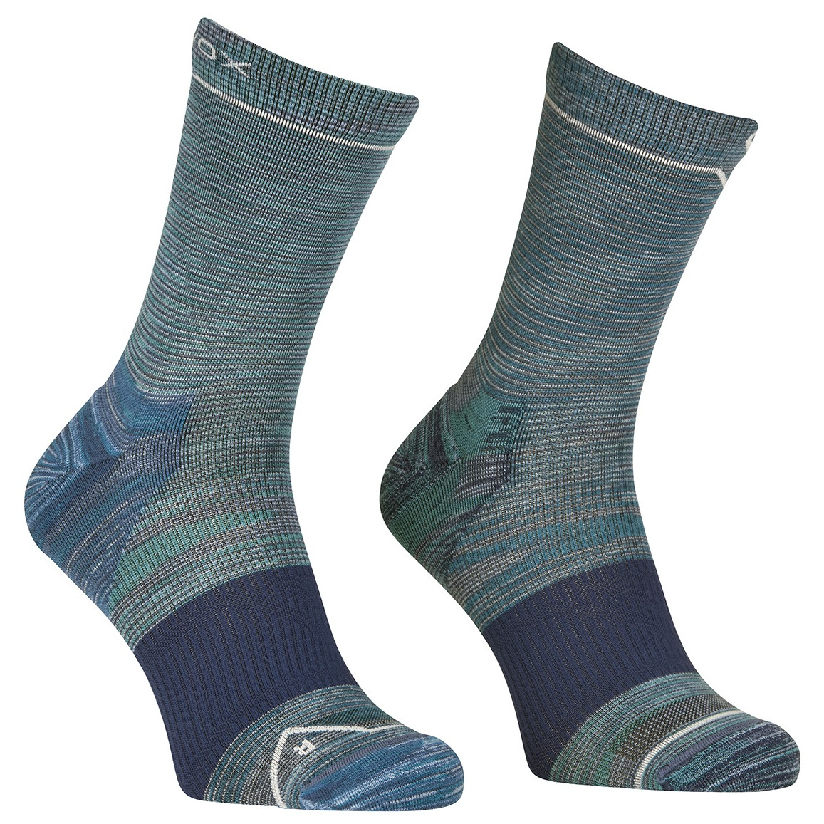 Pánske ponožky Ortovox Alpine Mid Socks M Veľkosť ponožiek: 45-47 / Farba: modrá