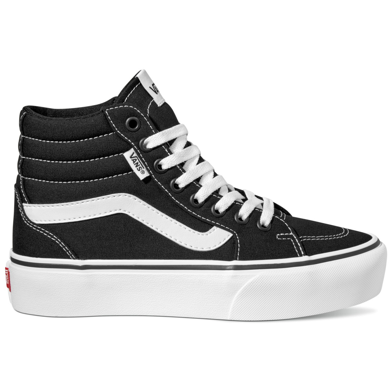 Dámske topánky Vans Wm Filmore Hi Platform Veľkosť topánok (EU): 36,5 / Farba: čierna/biela