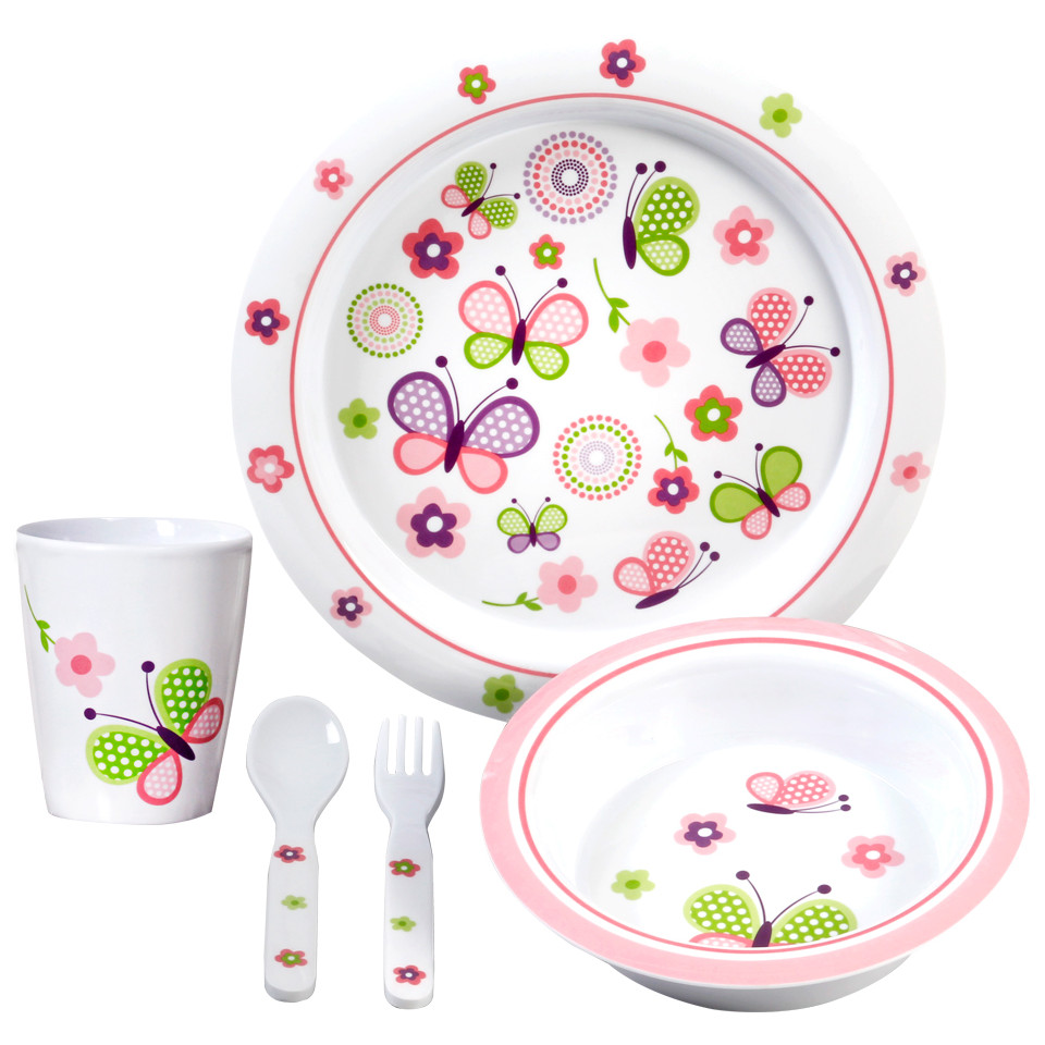Detský set riadov Brunner Butterfly 3+ Farba: biela/ružová