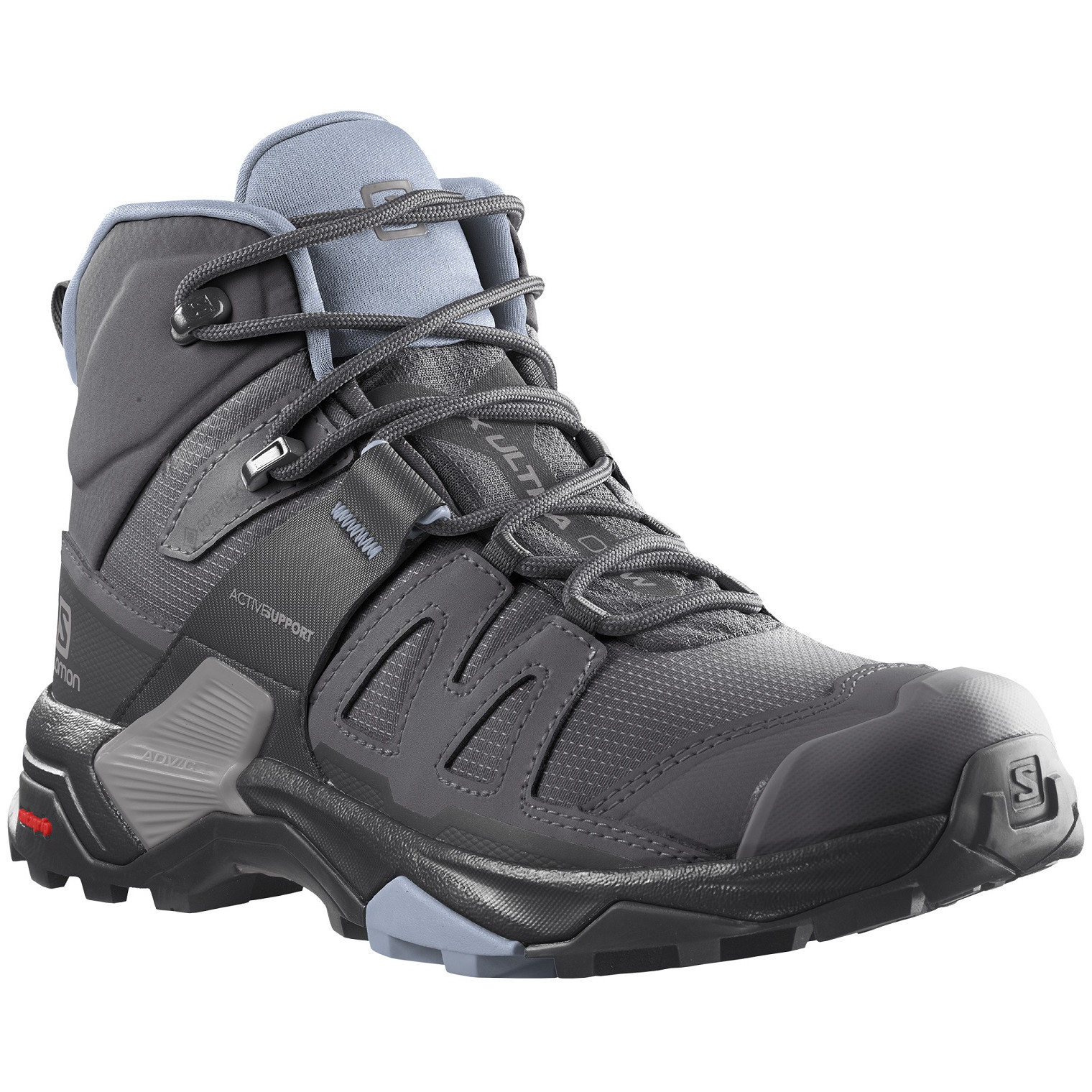 Dámske topánky Salomon X Ultra 4 Mid Gore-Tex W Veľkosť topánok (EU): 38 (2/3) / Farba: sivá/modrá