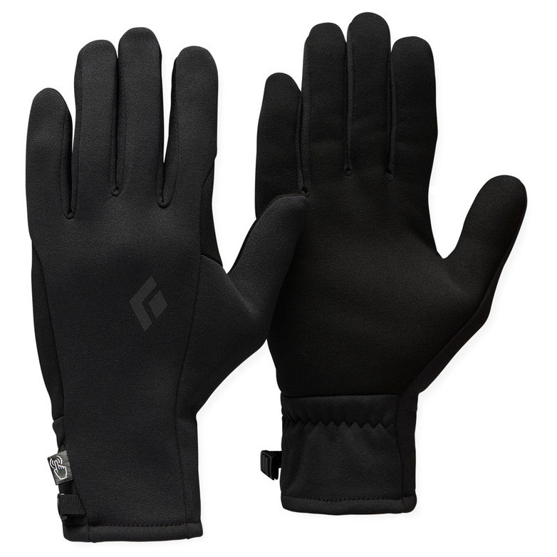 Rukavice Black Diamond Midweight Screentap Liners Veľkosť rukavíc: S / Farba: čierna