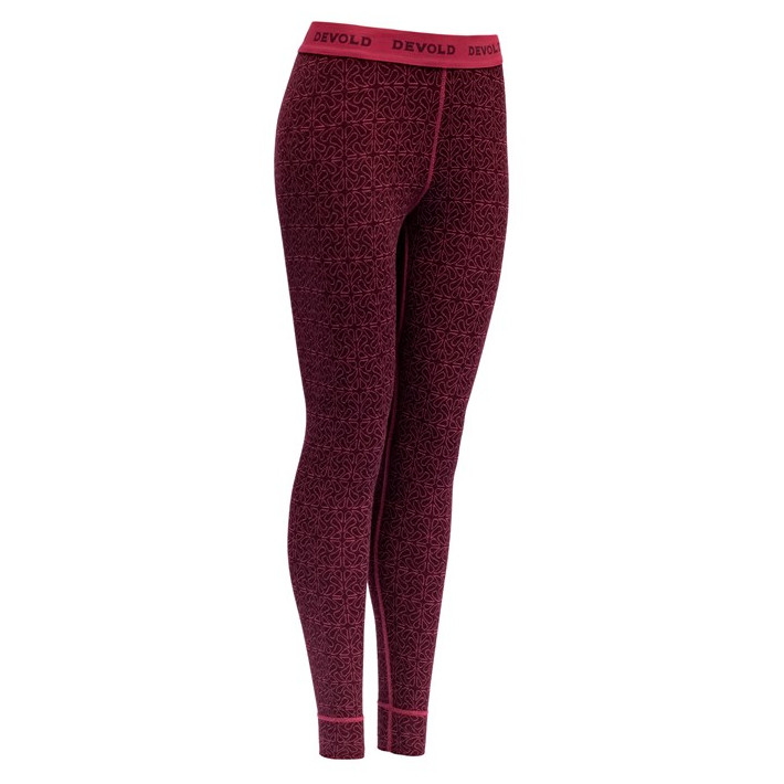 Dámske funkčné spodky Devold Duo Active Woman Long Johns Veľkosť: S / Farba: vínová