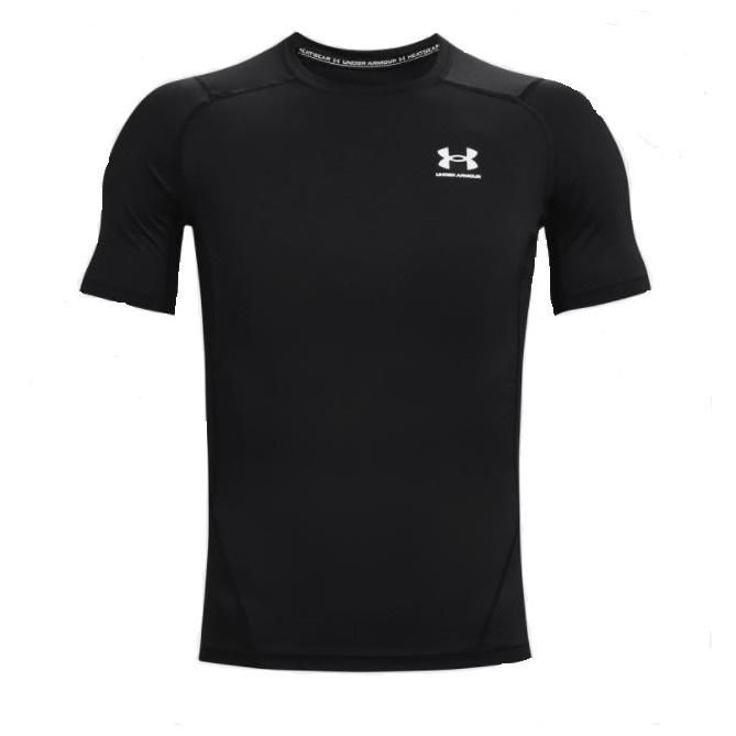 Pánske funkčné tričko Under Armour HG Armour Comp SS Veľkosť: L / Farba: čierna