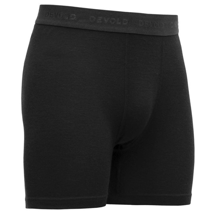 Pánske funkčné boxerky Devold Lauparen Merino 190 Boxer Man Veľkosť: XXL / Farba: čierna
