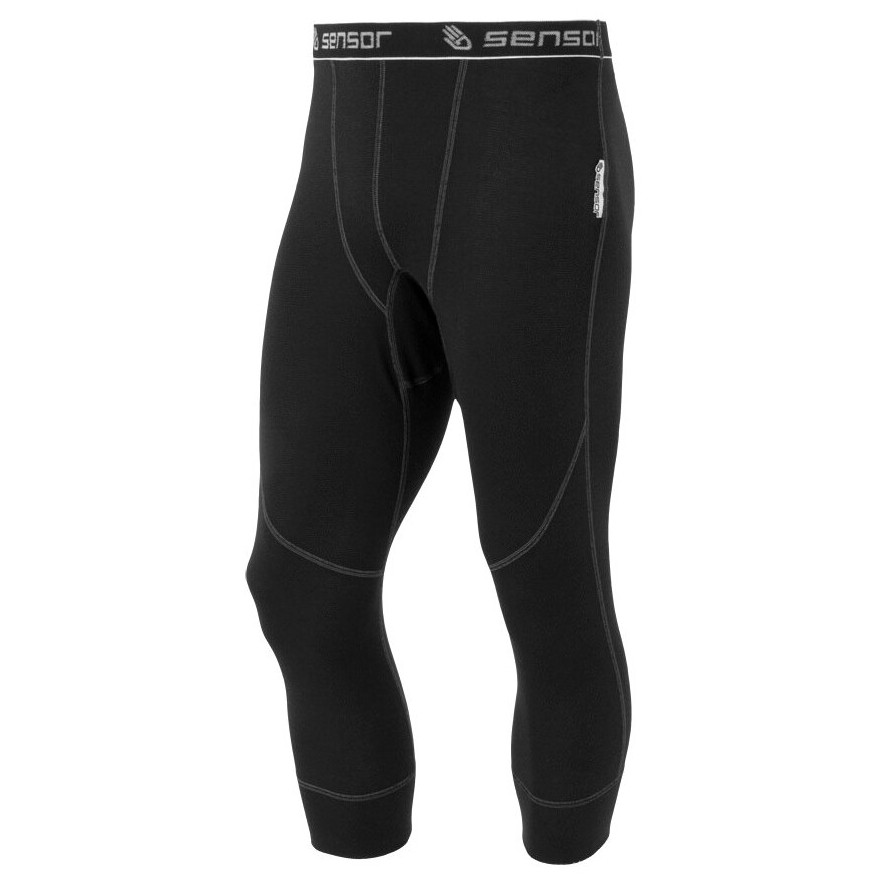 Pánske 3/4 spodky Sensor Double Face Veľkosť: M / Farba: čierna