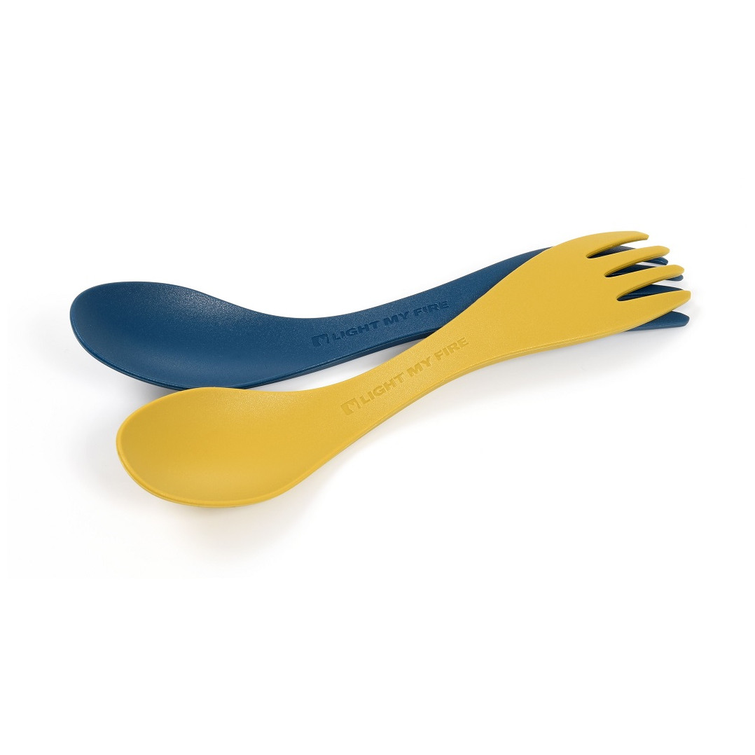 Detský príbor Light My Fire Spork Little 2-pack Farba: modrá/žltá
