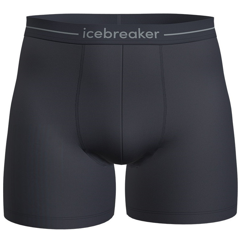 Pánske boxerky Icebreaker Mens Anatomica Boxers Veľkosť: M / Farba: čierna/modrá