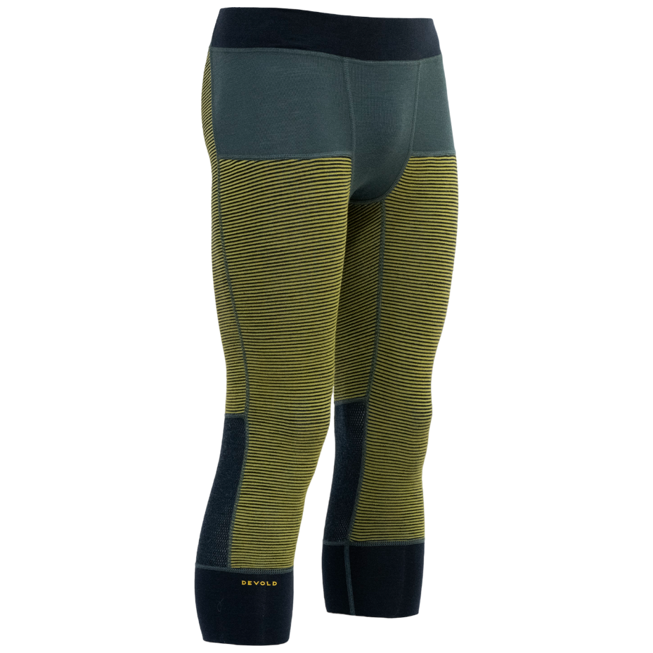 Pánske funkčné spodky Devold Tuvegga Sport Air Man 3/4 Long Johns Veľkosť: L / Farba: zelená