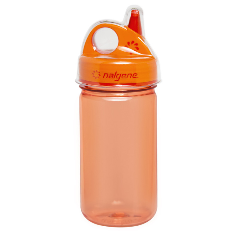 Detská fľaša Nalgene Grip-n-Gulp 350 ml Farba: oranžová