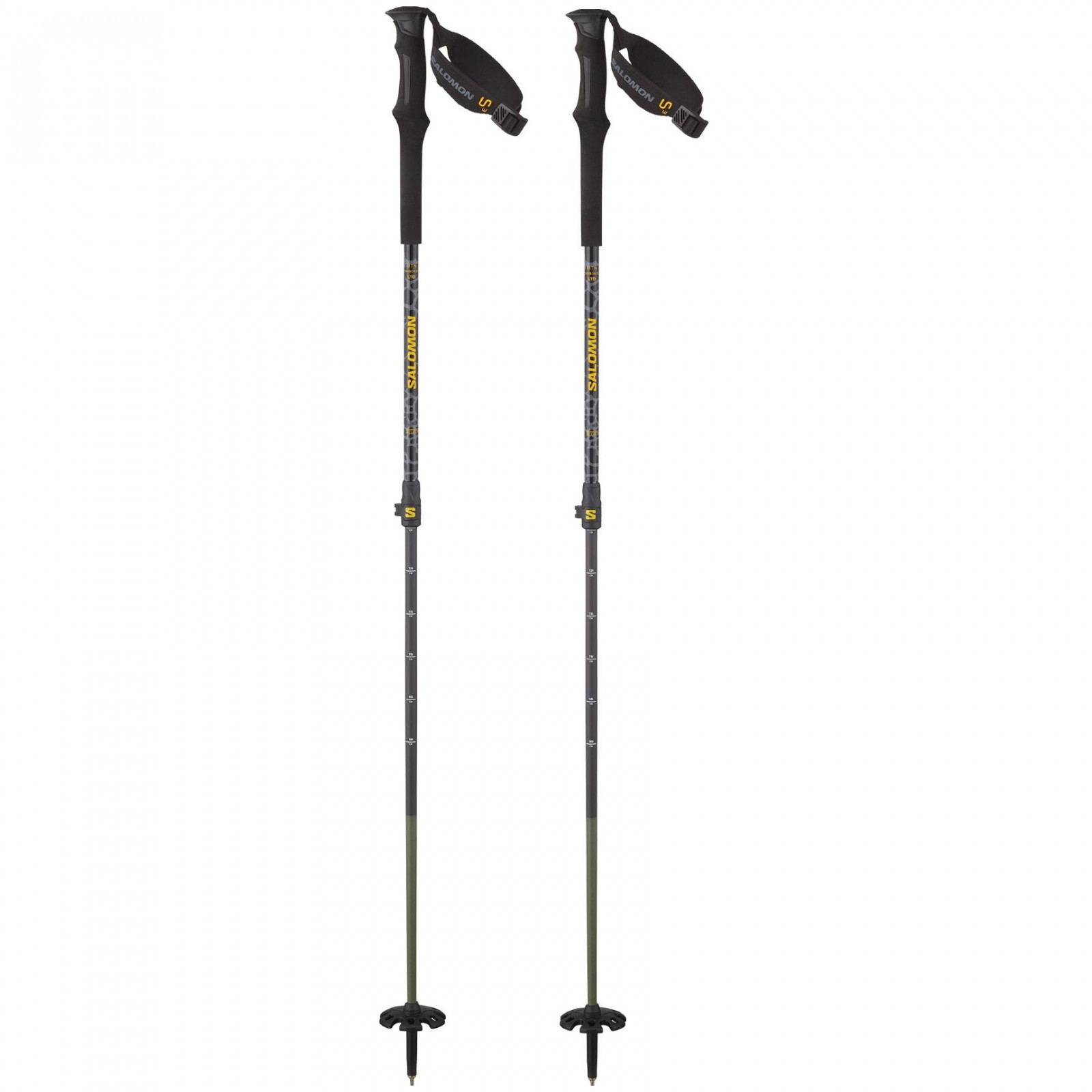 Skialpové palice Salomon Mtn Carbon S3 Ltd Farba: čierna
