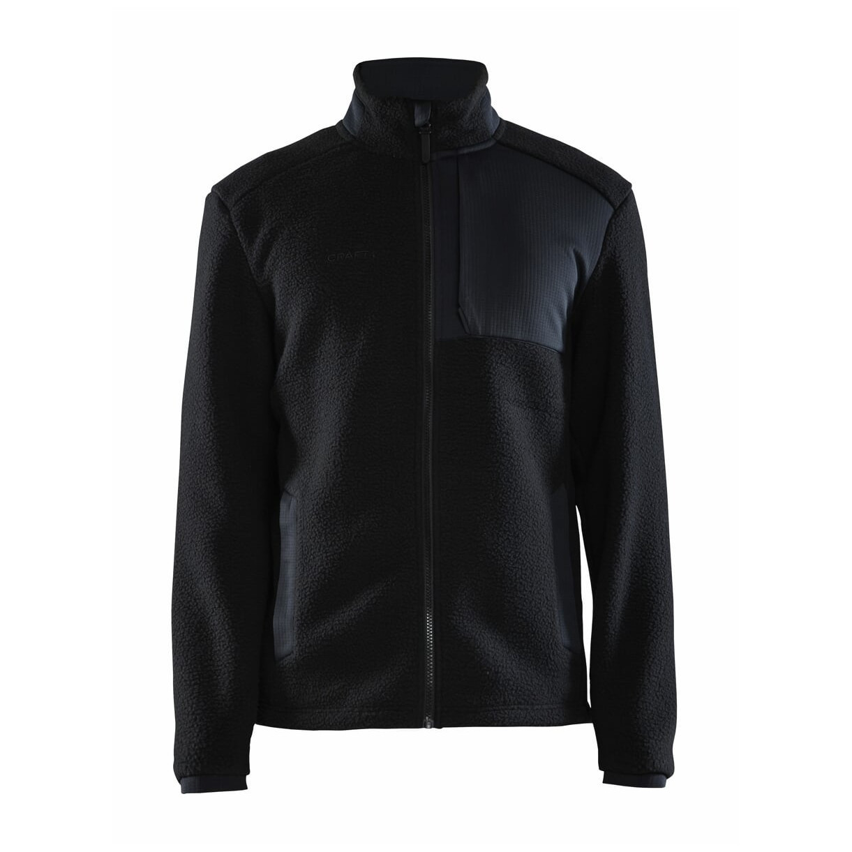Pánska mikina Craft ADV Explore Pile Fleece Veľkosť: M / Farba: čierna
