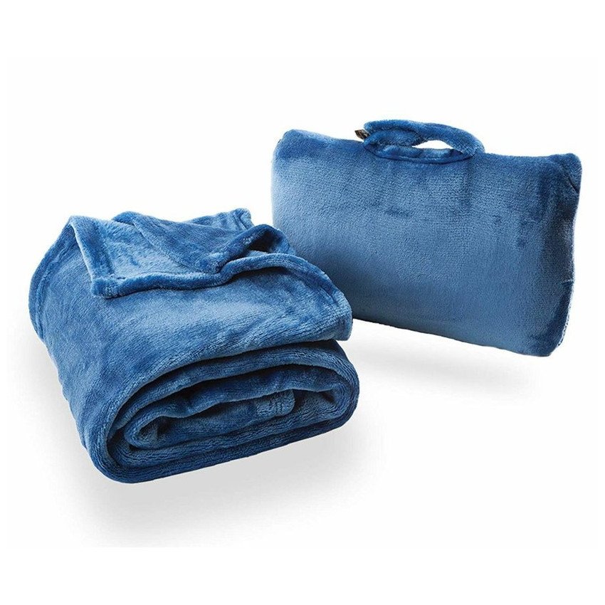 Cestovná deka Cabeau Fold 'n Go Blanket Farba: modrá