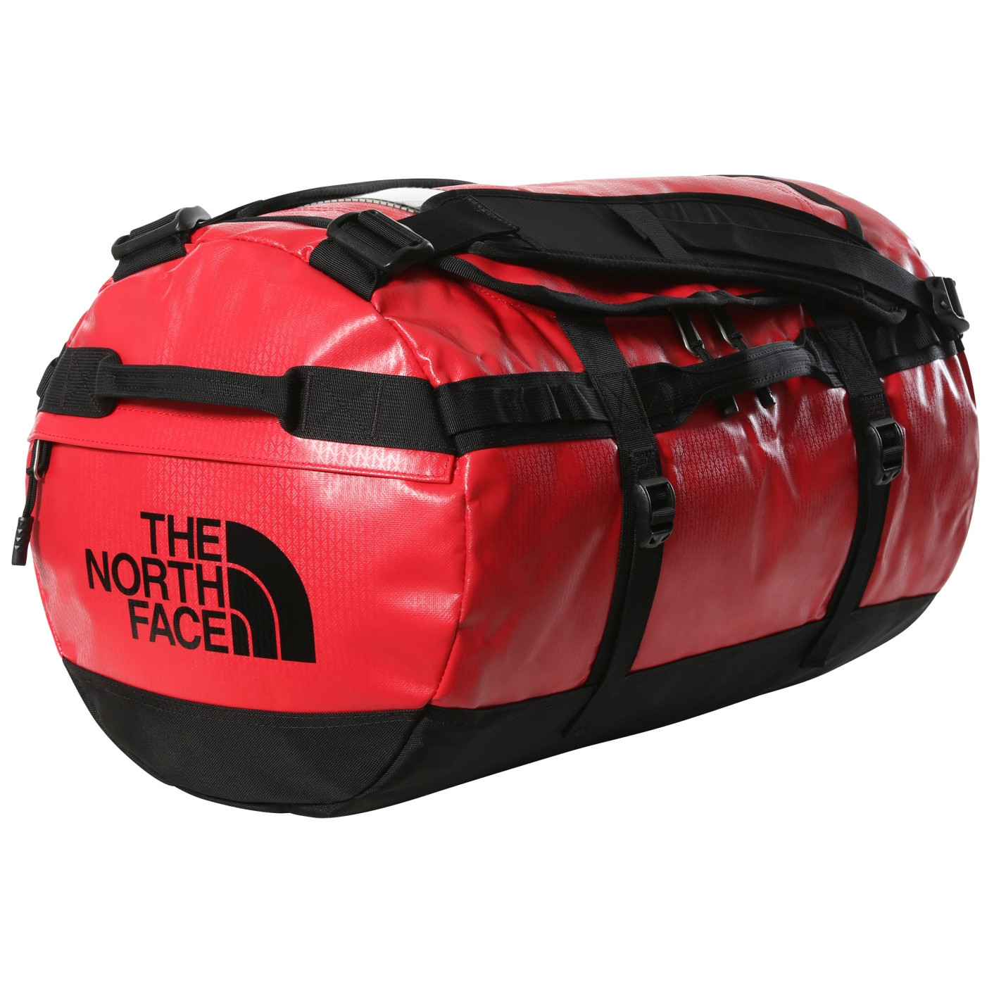 Cestovná taška The North Face Base Camp Duffel - S 2023 Farba: červená/čierna