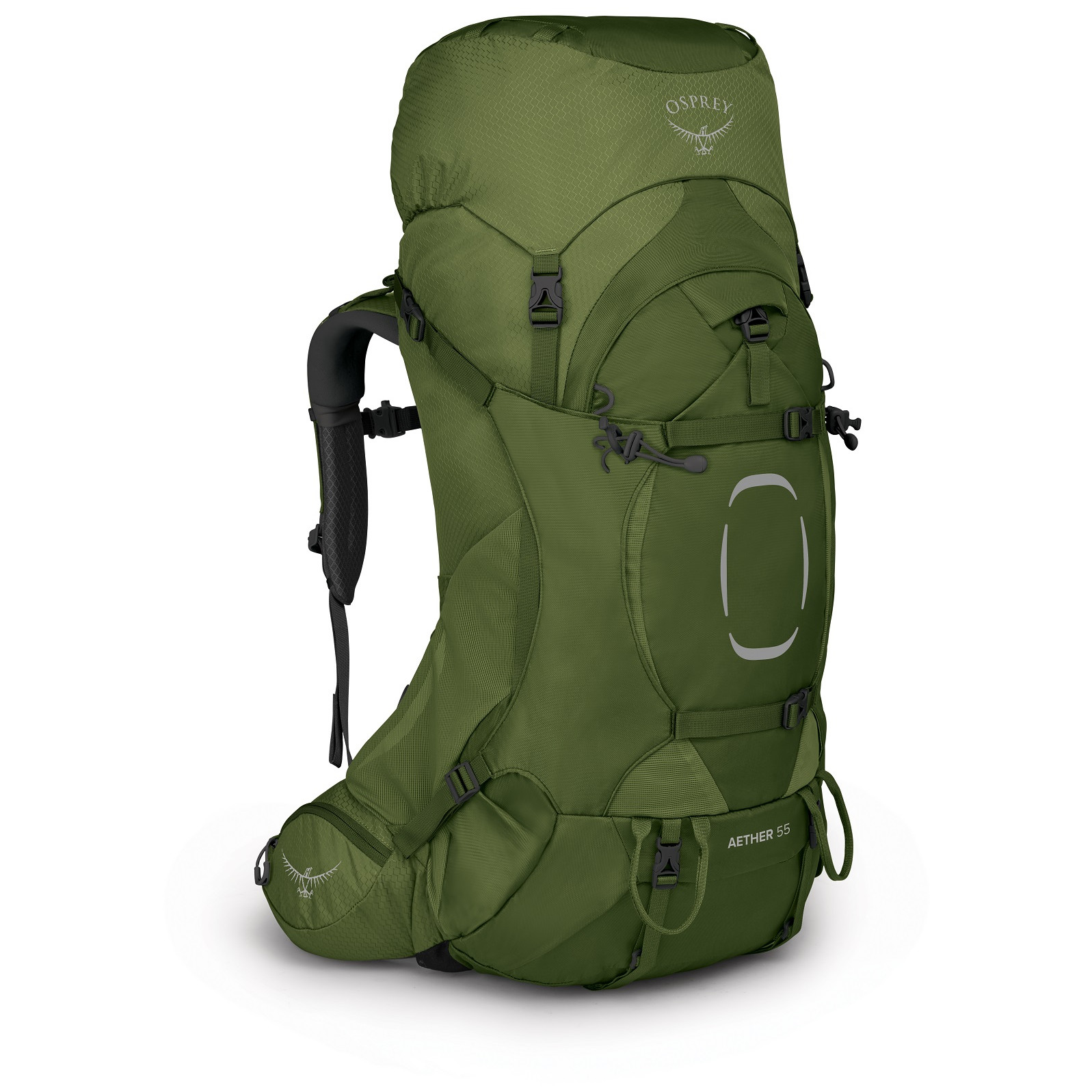 Batoh Osprey Aether 55 II Veľkosť chrbtovej časti batoha: L/XL / Farba: zelená