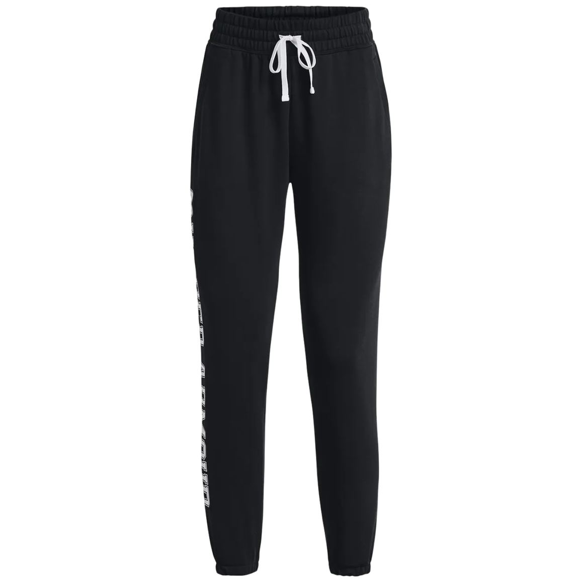 Dámske tepláky Under Armour Rival Terry Graphic Jogr Veľkosť: M / Farba: čierna