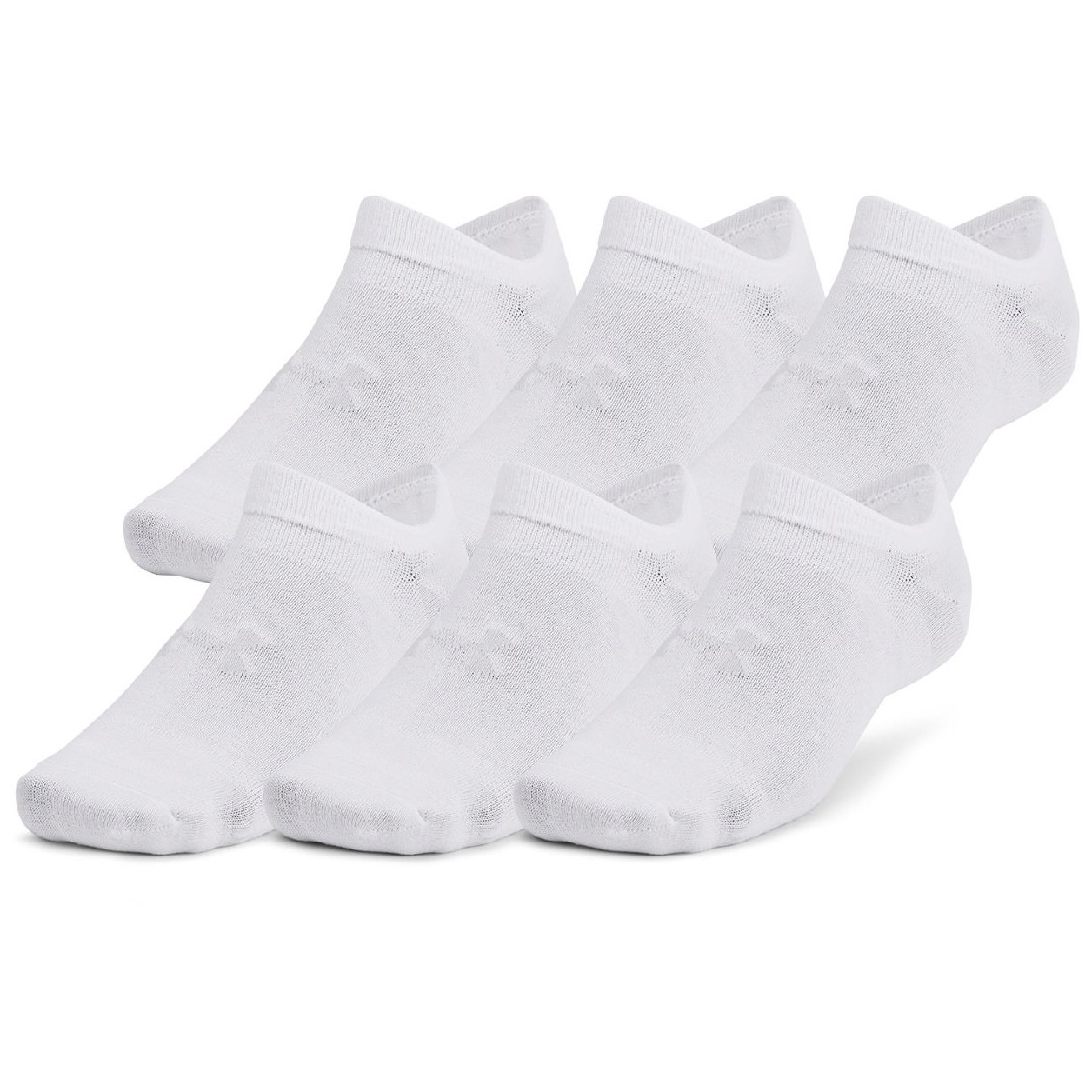 Sada ponožiek Under Armour Essential No Show 6pk Veľkosť ponožiek: 31,5-36,5 / Farba: biela