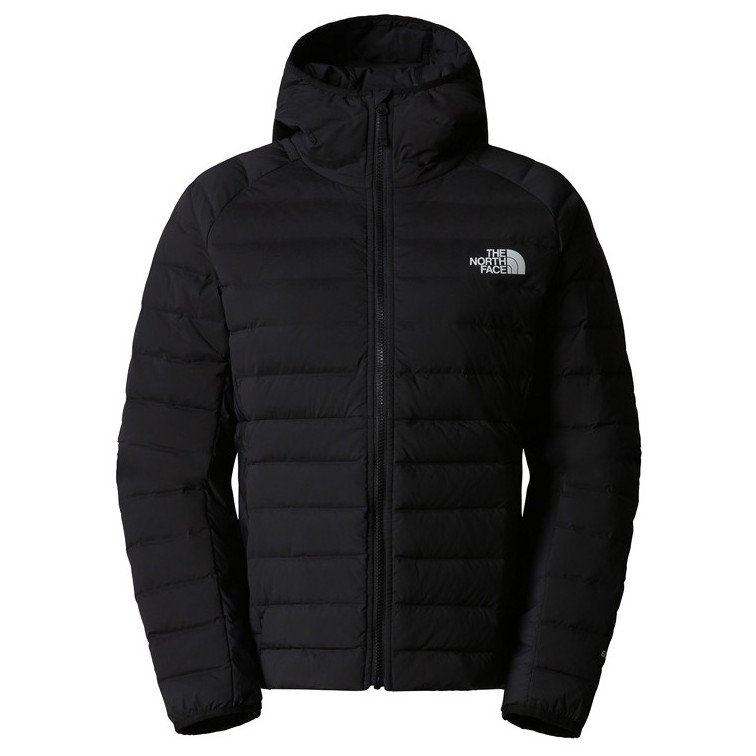 Dámska bunda The North Face W Belleview Stretch Down Hoodie Veľkosť: S / Farba: čierna/biela