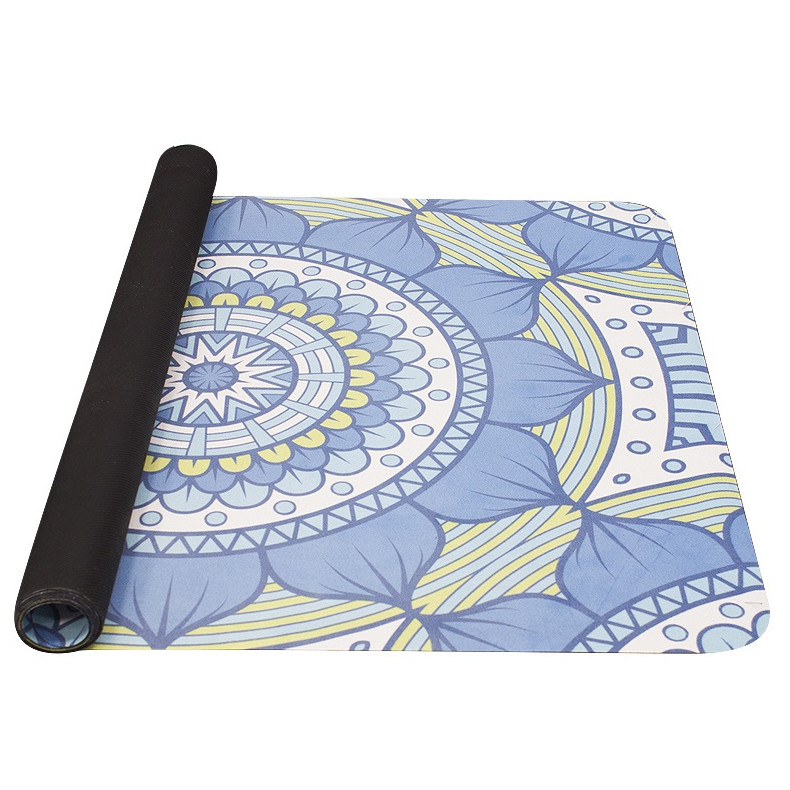 Jogamatka Yate Yoga Mat přírodní guma Farba: modrá/zelená