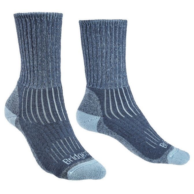 Dámske ponožky Bridgedale Hike MW MC Boot Women's Veľkosť ponožiek: 35-37 / Farba: modrá