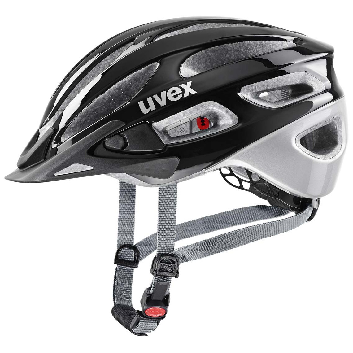 Cyklistická prilba Uvex True Veľkosť helmy: 52-56 cm / Farba: čierna/strieborná