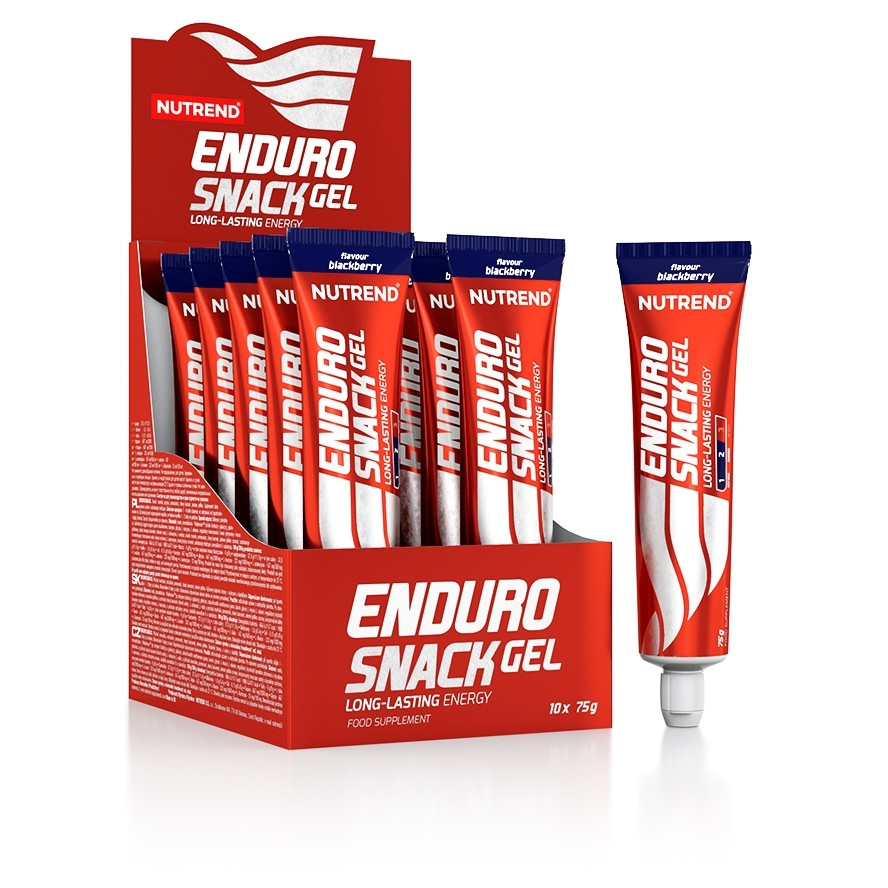Energetický gél Nutrend Endurosnack tuba príchuť: ostružina