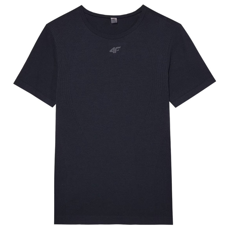 Pánske tričko 4F Tshirt Fnk M0975 Veľkosť: S-M / Farba: čierna