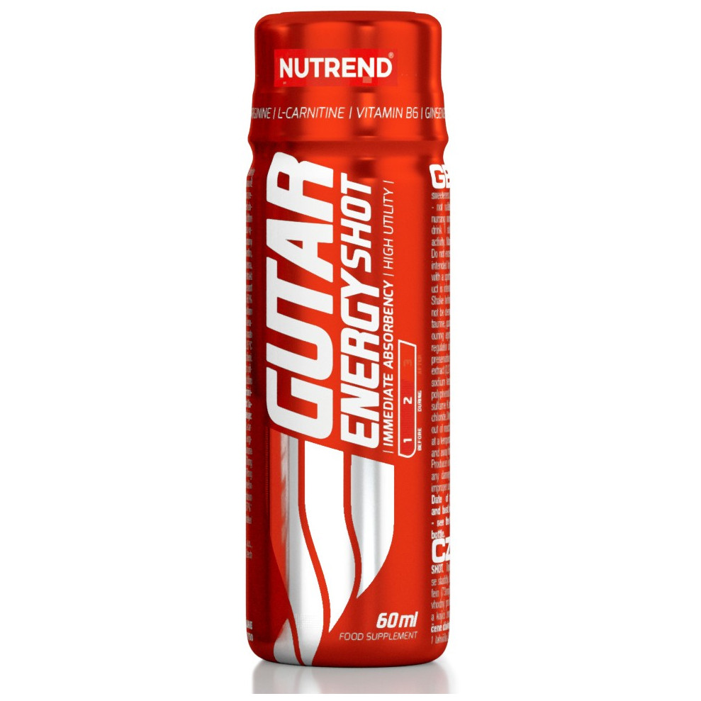 Energetický nápoj Nutrend Gutar Energy Shot príchuť: energy