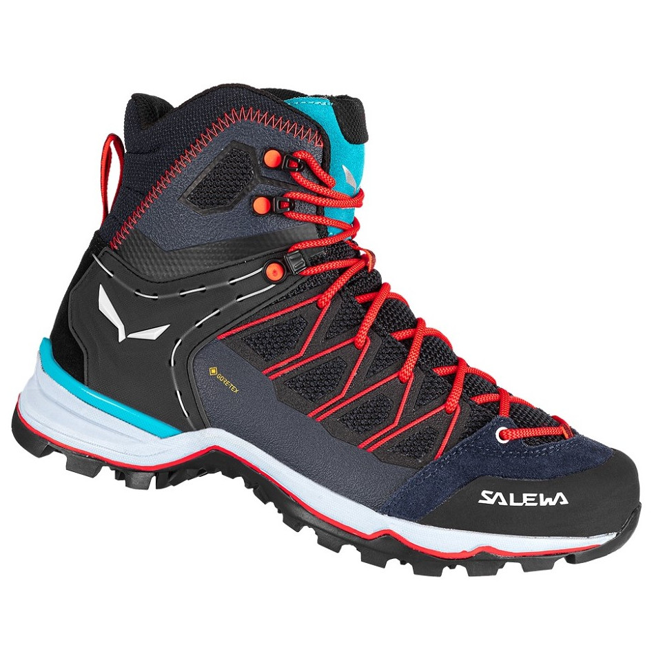 Dámske topánky Salewa Ws Mtn Trainer Lite Mid Gtx Veľkosť topánok (EU): 42 / Farba: čierna/ružová
