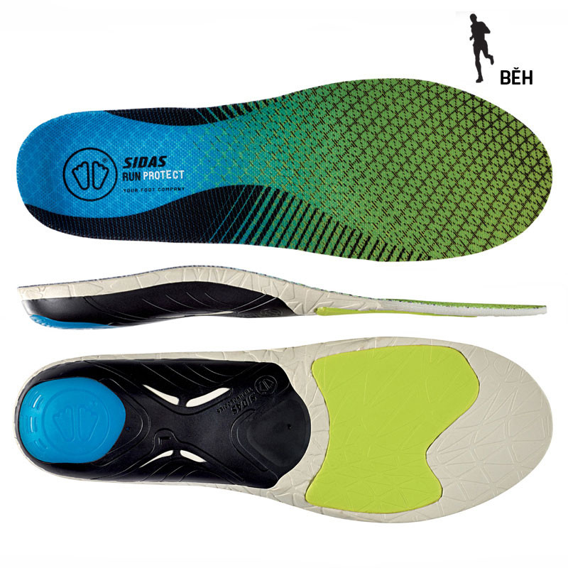 Vložky do topánok Sidas Run 3D Protect Veľkosť topánok (EU): 42-43