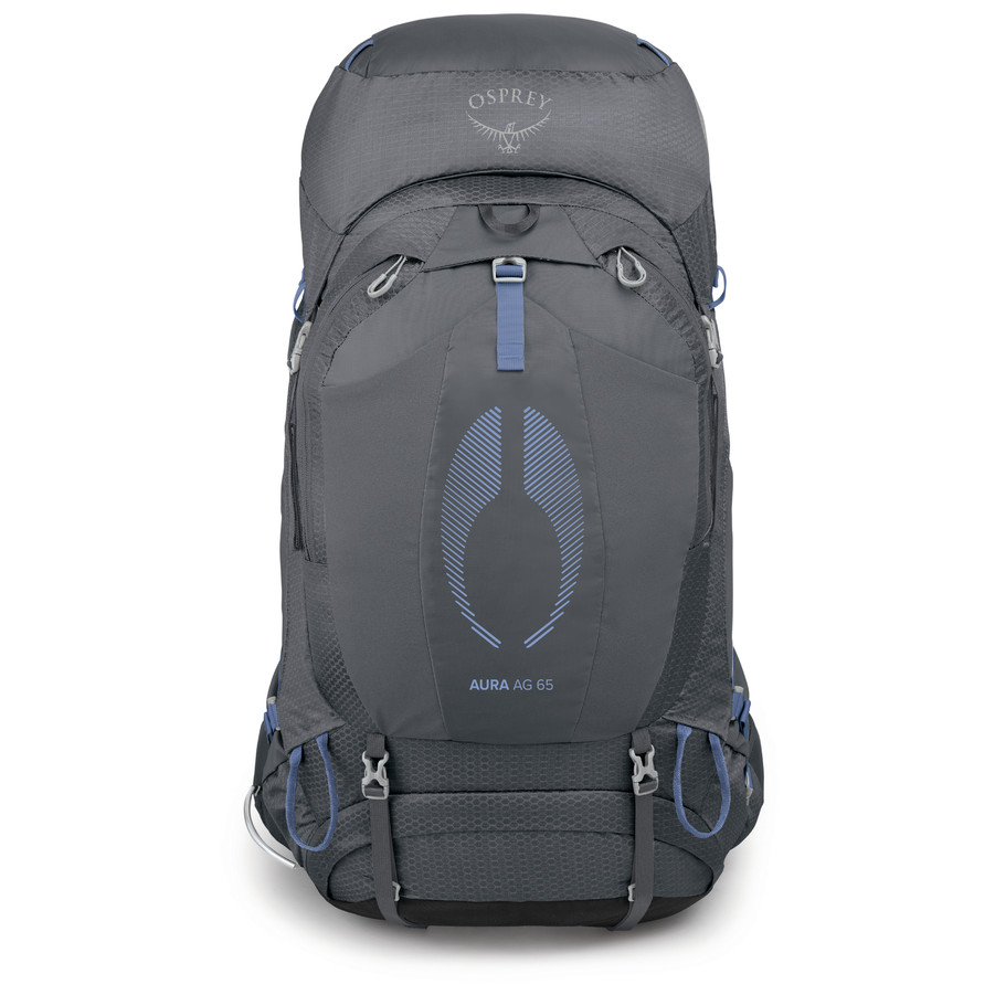 Dámsky turistický batoh Osprey Aura Ag 65 Veľkosť chrbtovej časti batoha: M/L / Farba: sivá