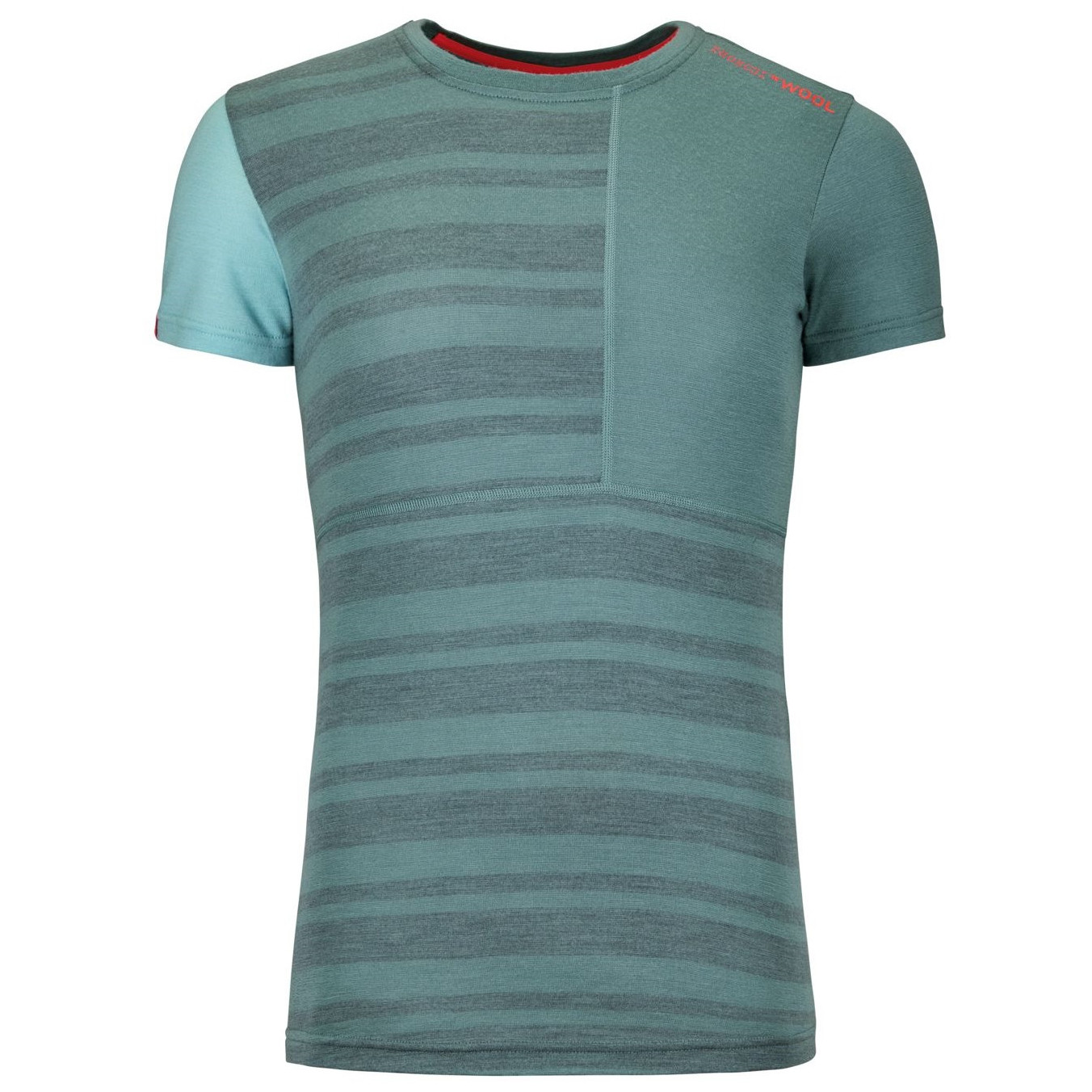 Dámske funkčné tričko Ortovox W's 185 Rock'n'Wool Short Sleeve W Veľkosť: S / Farba: sivá
