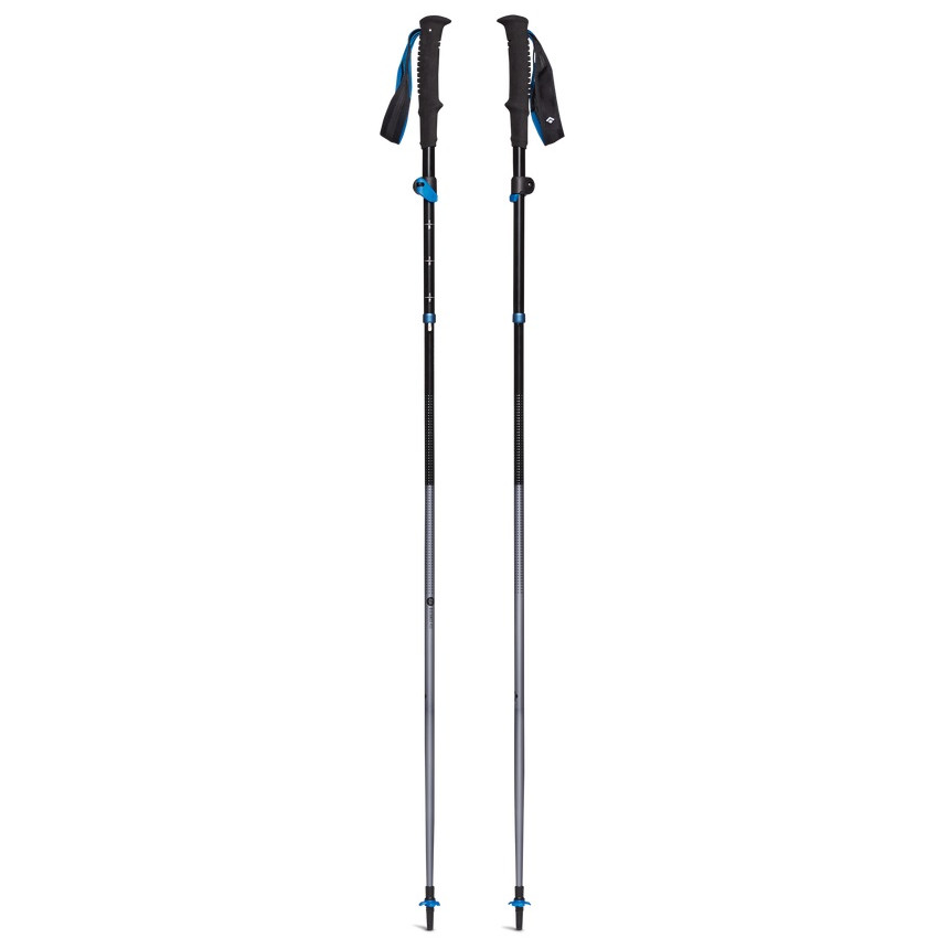 Trekové palice Black Diamond DISTANCE FLZ POLES Dĺžka palice: 140 cm / Farba: sivá