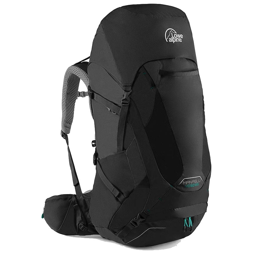 Dámsky batoh Lowe Alpine Manaslu ND 50:65 Veľkosť chrbtovej časti batoha: S/M / Farba: čierna