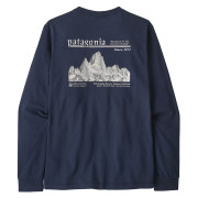 Pánske tričko Patagonia M's L/S MW Hut Tripper Skyline T-Shirt