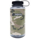 Fľaša Nalgene Wide Mouth Camo Print 1000 ml sivá/čierna Gray w/Black Camo
