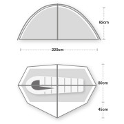 Turistický stan Terra Nova Equipment Helm Compact 1