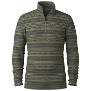 Pánske funkčné tričko Smartwool M Classic Thermal Merino Base Layer 1/4 Zip tm.khaki WINTER MOSS SUMMMIT SOUL