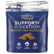 Maškrty pre psov Fish4Dogs Digestion White Fish Morsels 225g